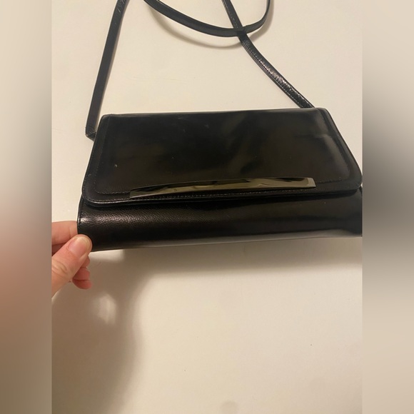 Vintage Frenchy of California Black Shoulder Bag Clutch - Picture 9 of 9